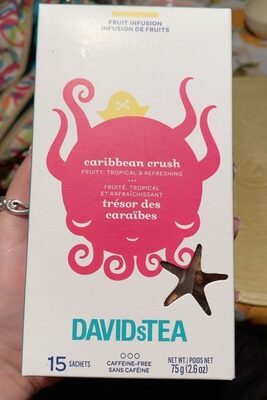 Socker och näringsämnen i Davids tea