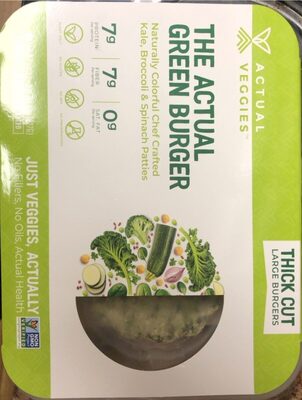 Socker och näringsämnen i Actual veggies