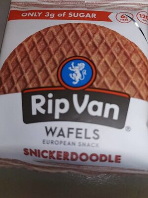 Socker och näringsämnen i Rip van wafels