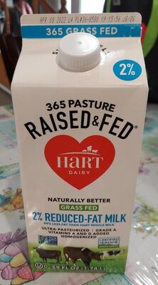 Socker och näringsämnen i Hart dairy