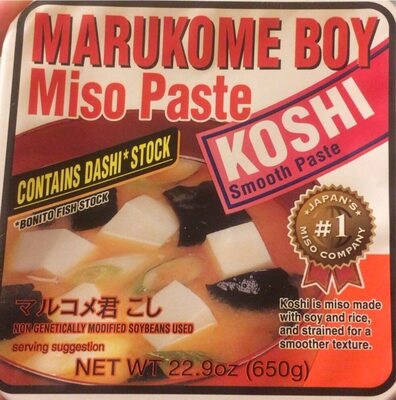 Socker och näringsämnen i Marukome boy miso paste