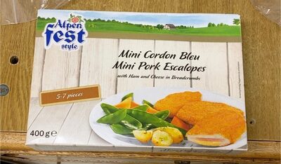 Socker och näringsämnen i Alpen fest lidl