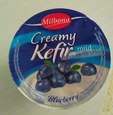 Fruit kefir yogurts