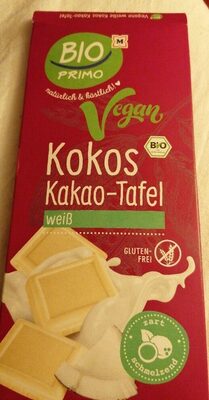 Weisse schokoladen mit kokos