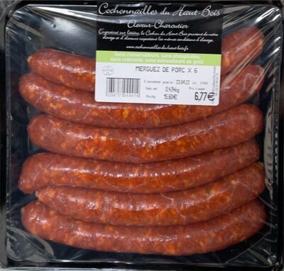 Pork and beef merguez sausage