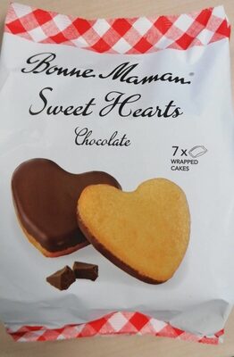 Socker och näringsämnen i Bonne maman sweet hearts chocolate