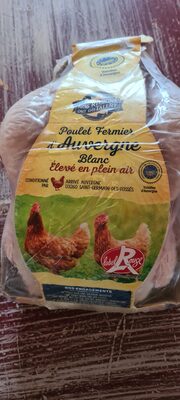 Chicken free range meat and skin raw