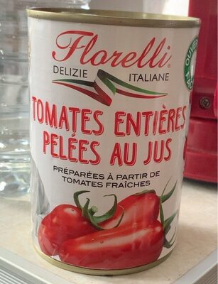 Tomates entieres pelees au jus