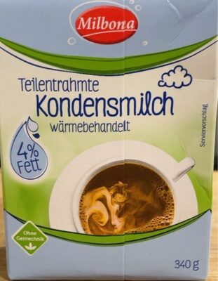 Kondensierte vollmilch