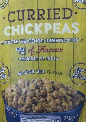 Curries chick peas