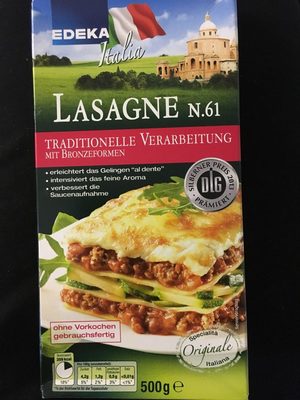 Socker och näringsämnen i Edeka italia