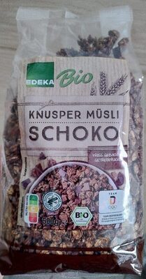 Muslis mit schokolade