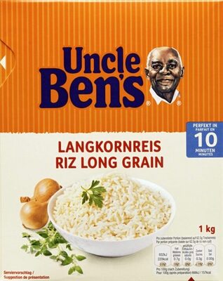 Socker och näringsämnen i Uncle bens