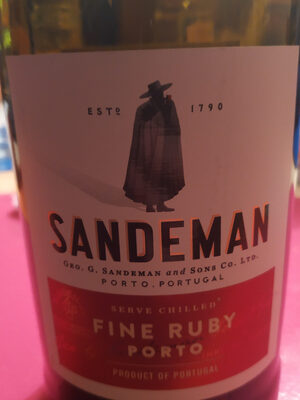 Socker och näringsämnen i Sandeman