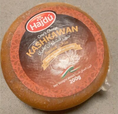 Socker och näringsämnen i Hajdu smoked kashkaval cow s cheese