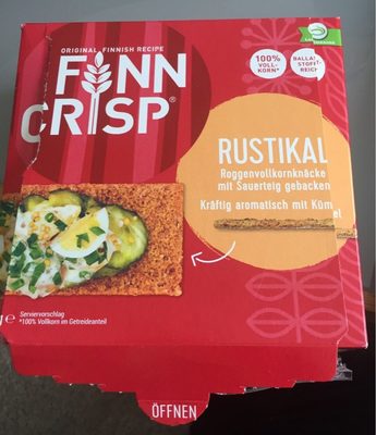 Socker och näringsämnen i Finn crisp