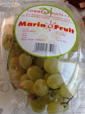 Socker och näringsämnen i Marino fruit