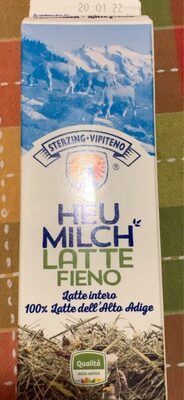 Socker och näringsämnen i Latte fresco vipiteno