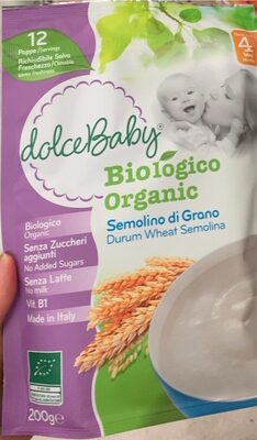 Socker och näringsämnen i Dolcebaby