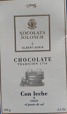 Socker och näringsämnen i Xolocata jolonch