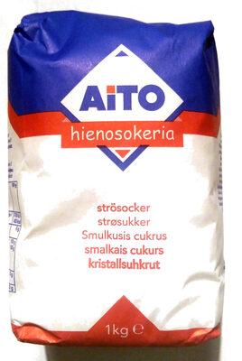 Suhkur ja toitained sees Aito