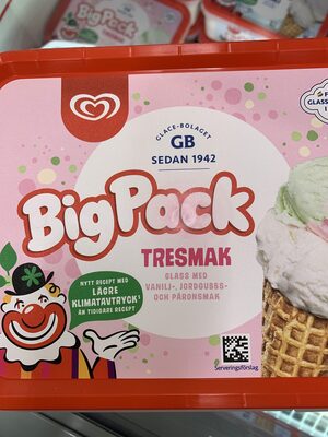 Socker och näringsämnen i Glace bolaget