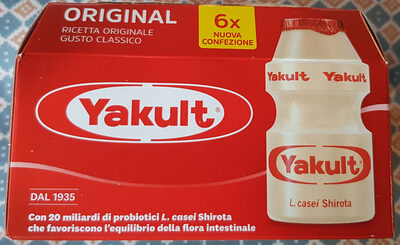 Socker och näringsämnen i Yakult italia